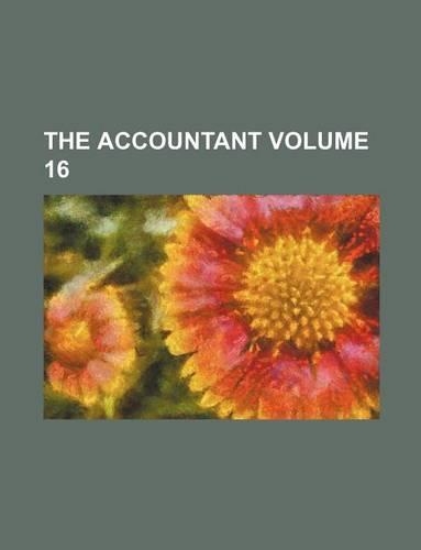 The Accountant Volume 16