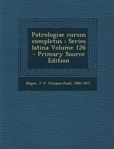 Patrologiae cursus completus