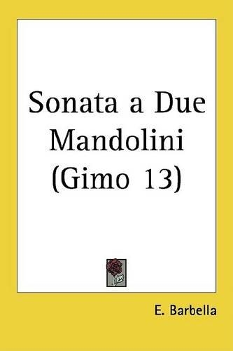 Sonata a Due Mandolini (Gimo 13)