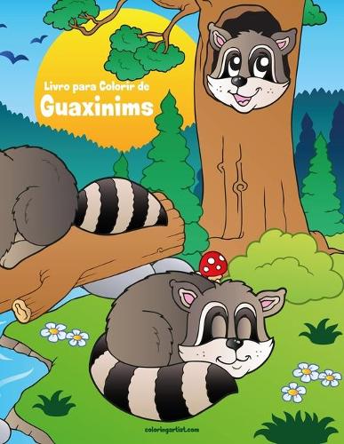 Livro para Colorir de Guaxinims