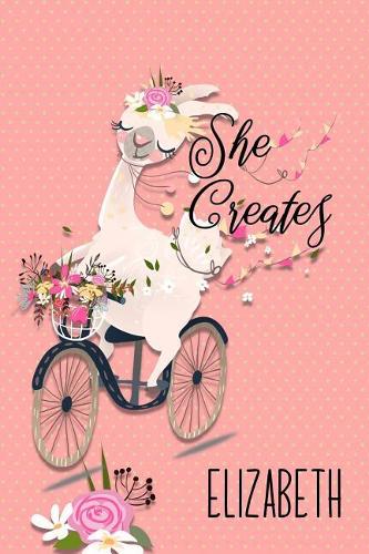 Elizabeth: She Creates: Personalized Dotted Journal