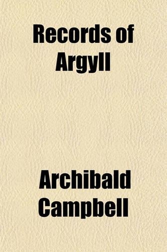 Records of Argyll