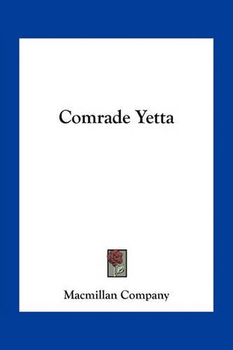 Comrade Yetta: (English)