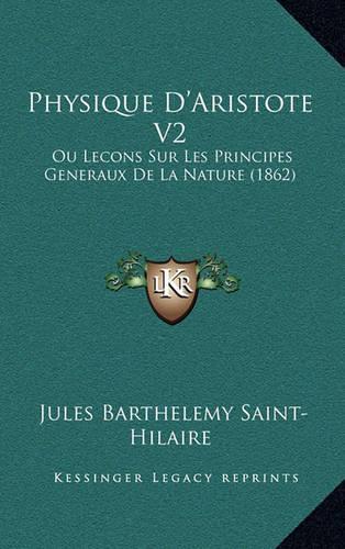 Physique D'Aristote V2