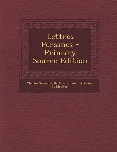 Lettres Persanes: (English)