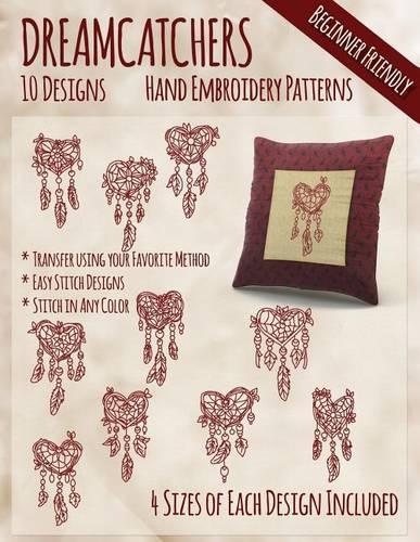 Dreamcatchers Hand Embroidery Patterns: (English)