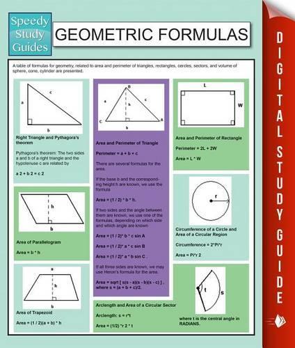 Geometric Formulas: Speedy Study Guides