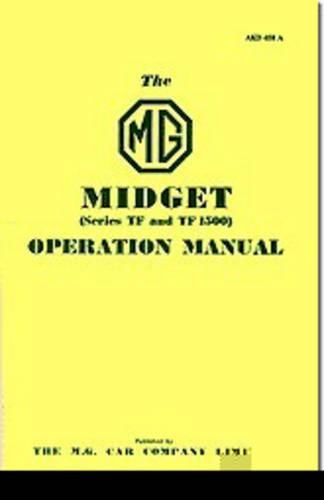 Mg Owners' Handbook: Mg Midget Tf & Tf1500