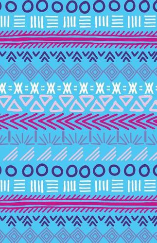 Journal Notebook Tribal Art Pattern Blue: 162 Lined and Numbered Pages With Index Blank Journal For Journaling, Writing, Planning and Doodling.(19 Journal Notebook Lined 2)