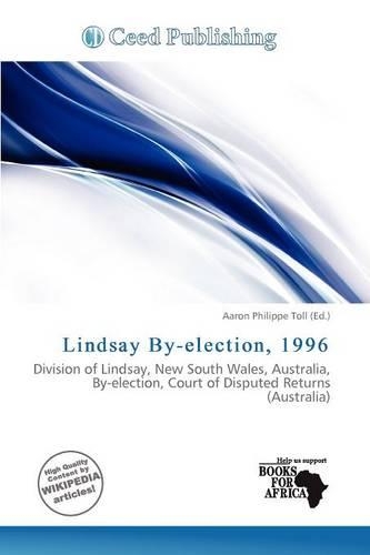 Lindsay By-Election, 1996