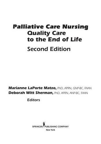 Palliative Care Nursing