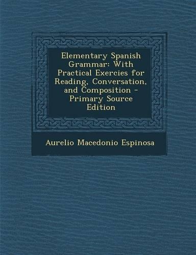 Elementary Spanish Grammar