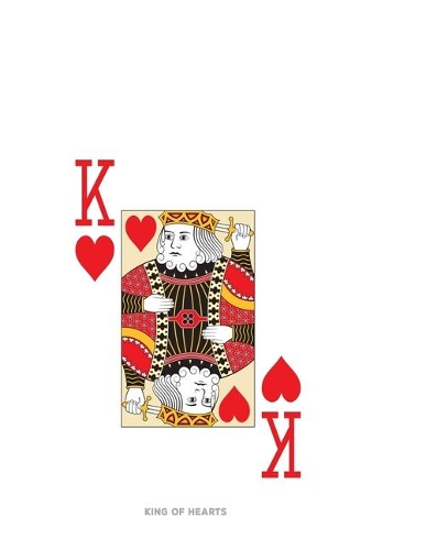 King Of Hearts: Poker Card Notebook With Lined College Ruled Paper For Work, Home Or School. Cool 8.5 x 11 Notepad Journal For Taking Notes, Diaries Or Journaling F