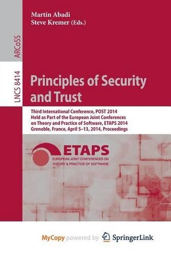 Principles of Security and Trust
