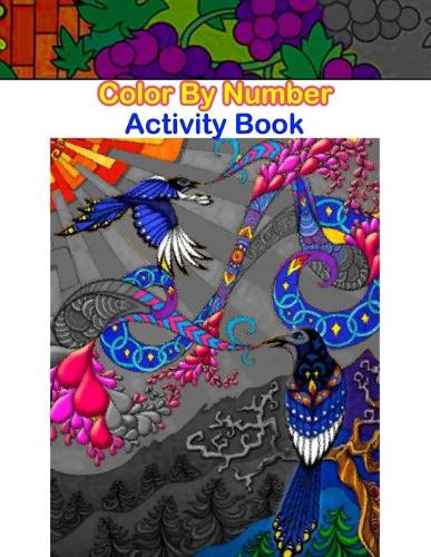Color By Number Activity Book: 50 Unique Color By Number Design for drawing and coloring Stress Relieving Designs for Adults Relaxation Creative haven color by number Books