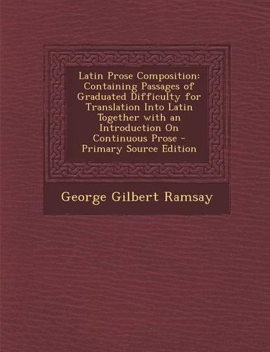 Latin Prose Composition