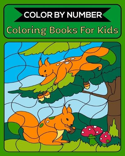 Color By Number Coloring Books For Kids