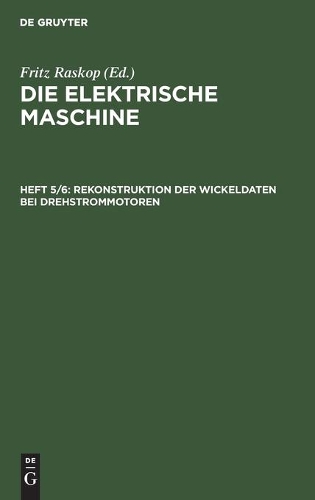 Rekonstruktion Der Wickeldaten Bei Drehstrommotoren