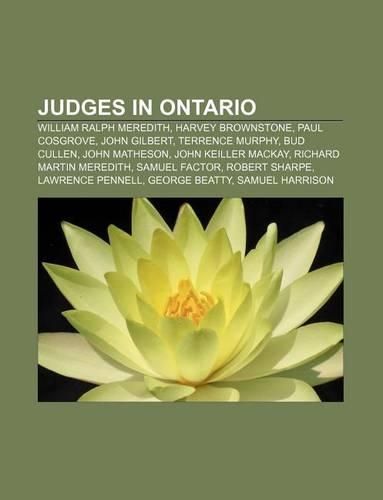 Judges in Ontario