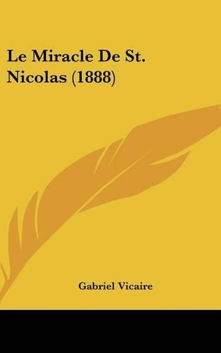 Le Miracle de St. Nicolas (1888)