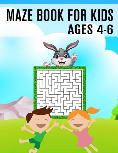 Maze Book For Kids Ages 4-6