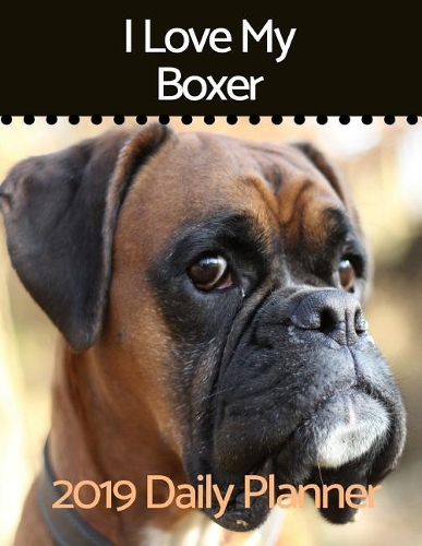 I Love My Boxer: 2019 Daily Planner