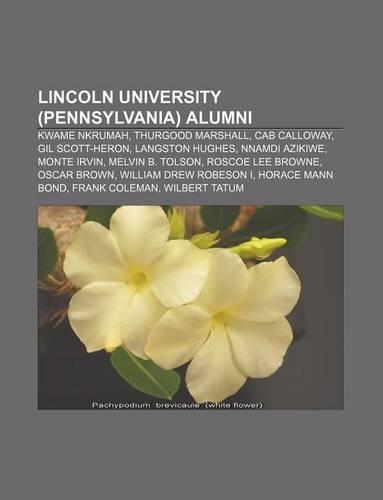 Lincoln University (Pennsylvania) Alumni