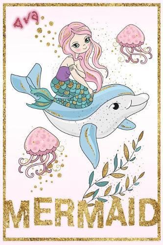 Ava Mermaid: Wide Ruled Composition Book Diary Lined Journal