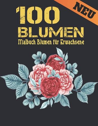 Neu Malbuch Blumen für Erwachsene