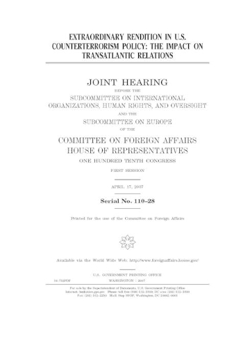 Extraordinary rendition in U.S. counterterrorism policy