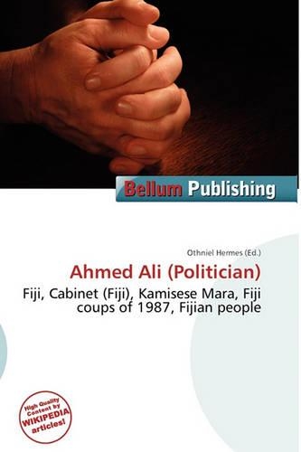 Ahmed Ali (Politician): (English)