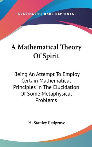 A Mathematical Theory Of Spirit