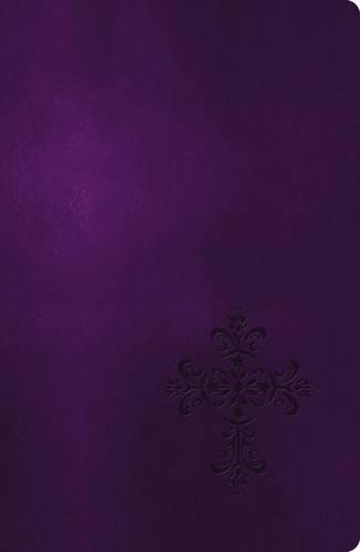 NKJV, End-of-Verse Reference Bible, Giant Print, Personal Size, Leathersoft, Purple, Red Letter Edition