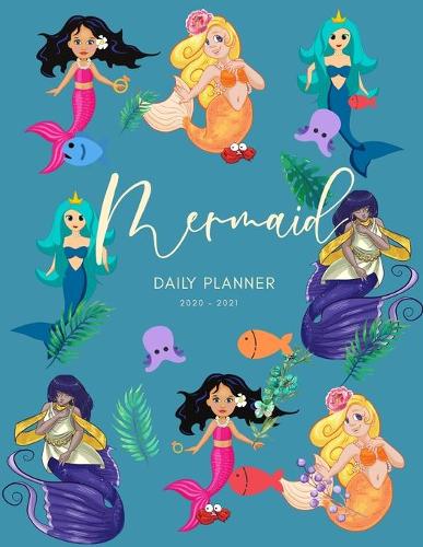 2020 2021 15 Months Mermaid Daily Planner