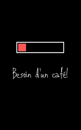Besoin d'un café: petit carnet de notes ligné, cahier format de poche, petit A5 12,7 cm x 20,32 cm, idée de cadeau homme femme original rigolo drôle anniversaire noël