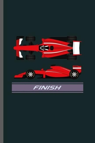 Finish: Cool Animated Remote Control F1 Car racing Design Sayings Blank Journal For any occasional Gift (6"x9") Lined Notebook to write in