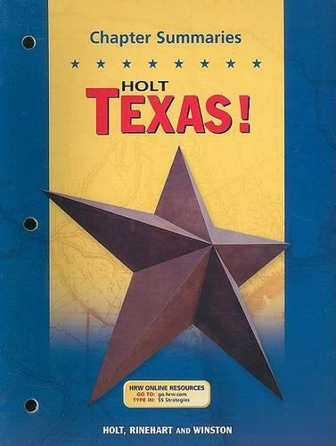 Holt Texas! Chapter Summaries