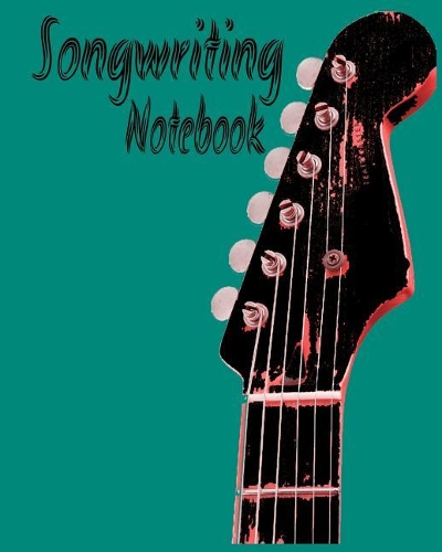 Songwriting Notebook: 8x10 100 Page Notebook With Staff Lined Pages For Lyrics And Notes
