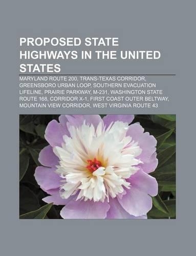 Proposed State Highways in the United States