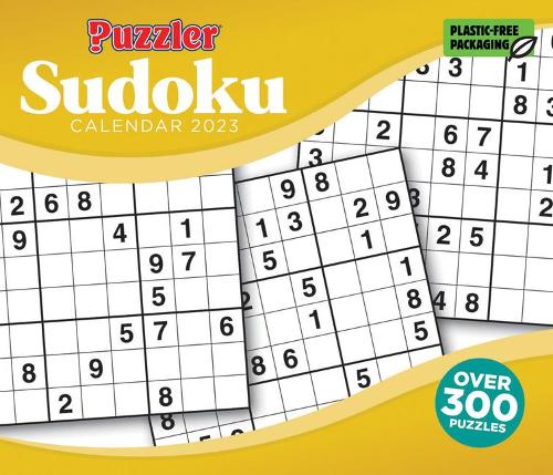 2023 Sudoku Puzzler Box Calendar Plastic Free