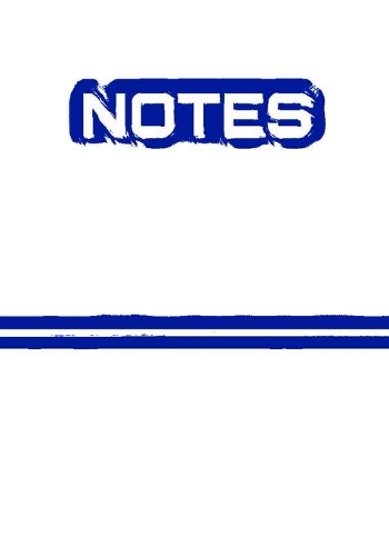Notes: (7" x 10") Notebook(11 Notes)