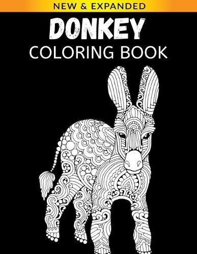 Donkey Coloring Book: Stress Relieving Cow Designs