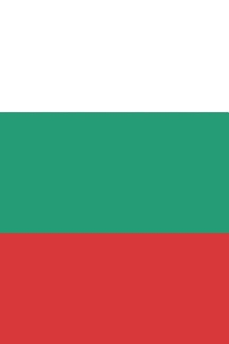 Bulgaria Flag Notebook - Bulgarian Flag Book - Bulgaria Travel Journal: Medium College-Ruled Journey Diary, 110 page, Lined, 6x9 (15.2 x 22.9 cm)