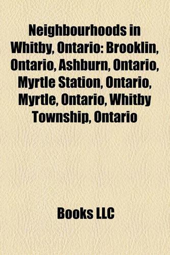 Neighbourhoods in Whitby, Ontario