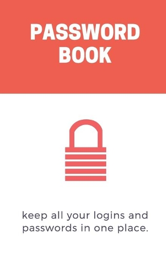 Password and username keeper (password book with alphabetical tabs)