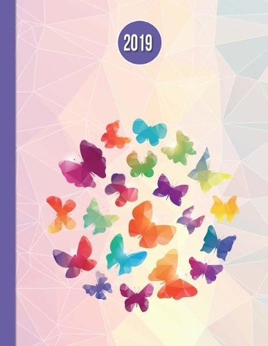 2019 Planner; Rainbow Crystal Butterflies