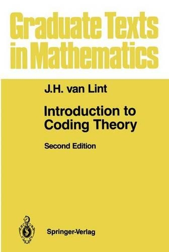 Introduction to Coding Theory: (v. 86 Graduate Texts in Mathematics)