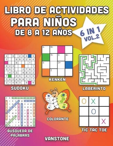 Libro de actividades para niños de 8 a 12 años