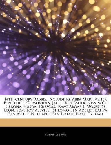 Articles on 14th-Century Rabbis, Including