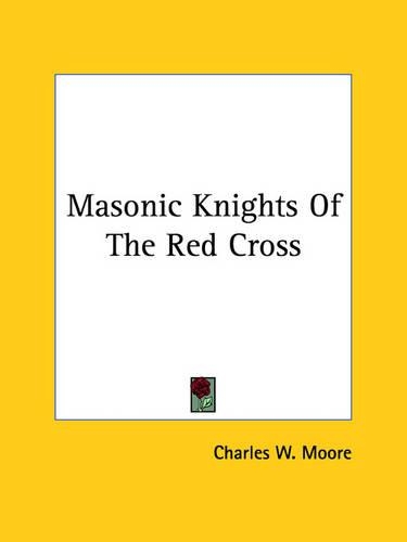 Masonic Knights Of The Red Cross: (English)